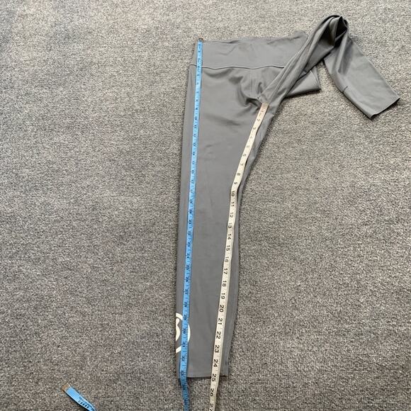 Nike Peloton Leggings Womens S Small Overcast One Luxe Dri Fit Ankle Logo Yoga - Picture 5 of 12